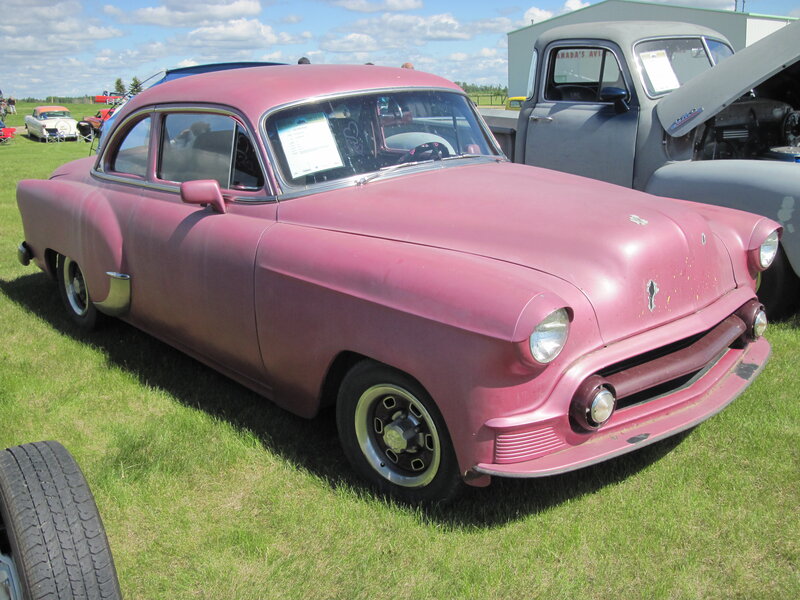 Pink Vintage Car — Outdoor, Afternoon