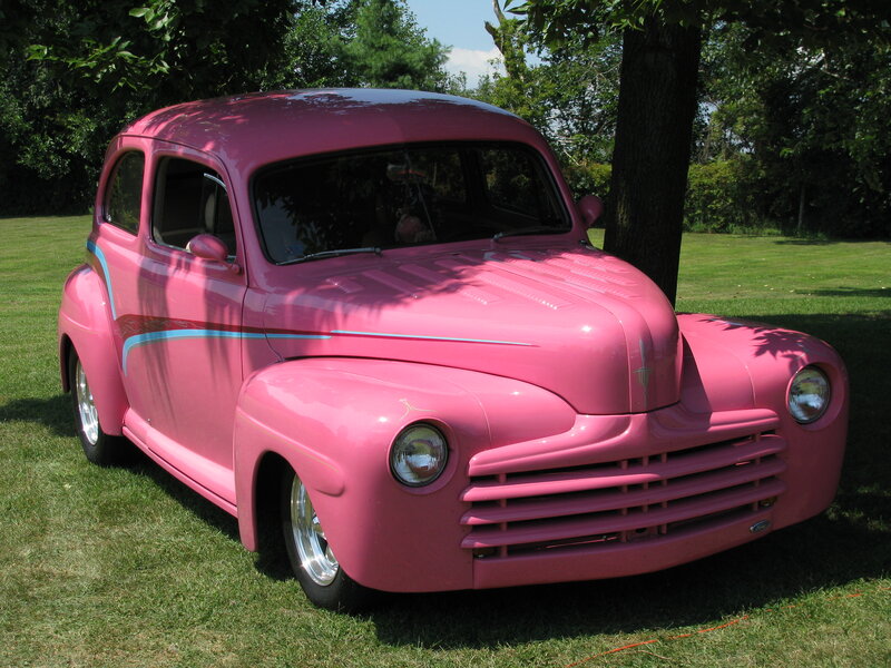 Pink Vintage Car — Serene