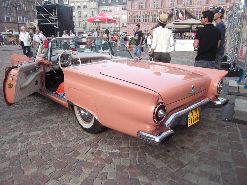 Pink Vintage Convertible — Outdoor