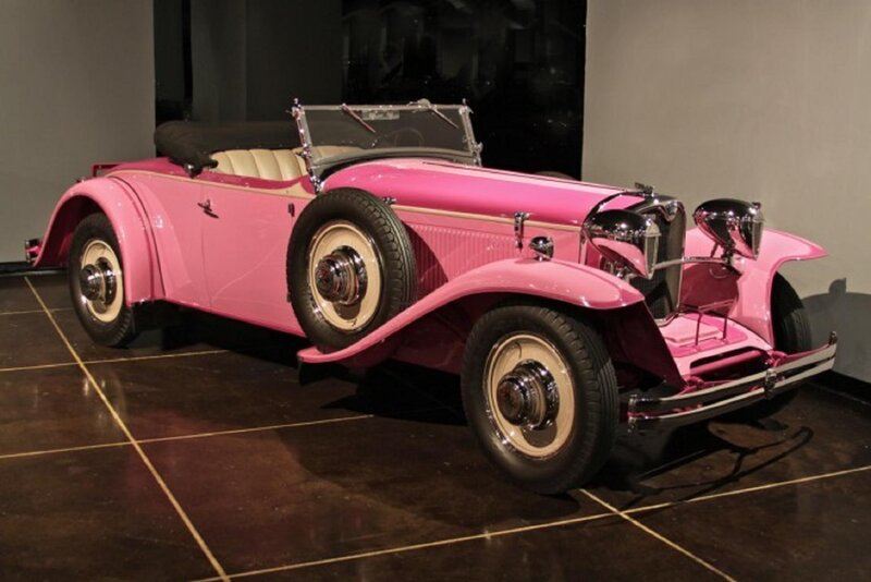 Pink Vintage Convertible