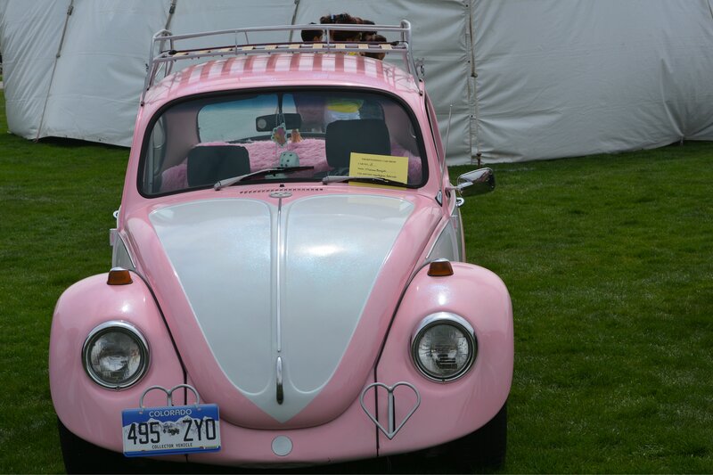 Pink Volkswagen Beetle — Calm