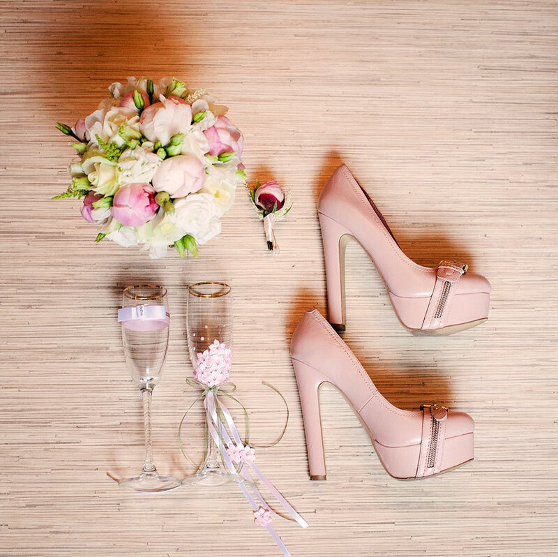 Pink Wedding Shoes