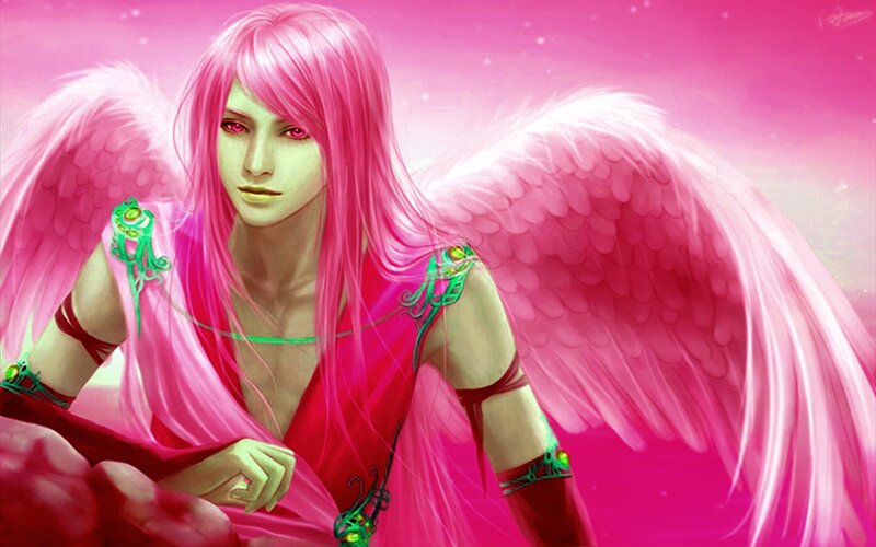 Pink-winged Angel