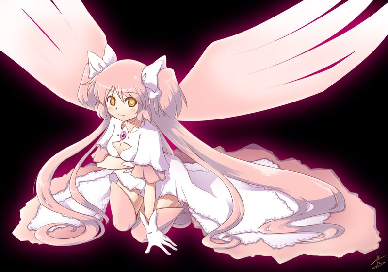 pink-winged anime girl