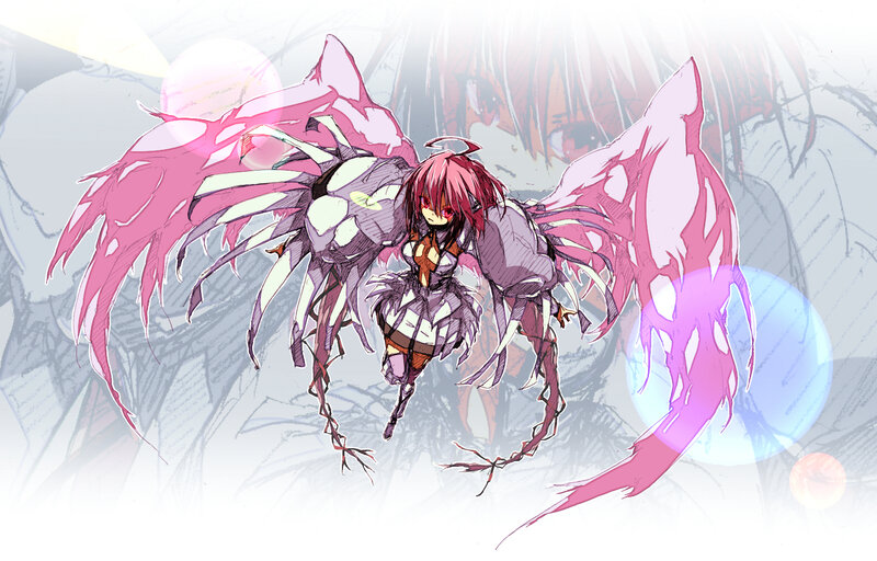Pink-winged Character