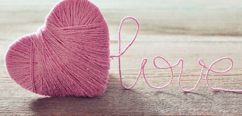 Pink Yarn Heart — Calm