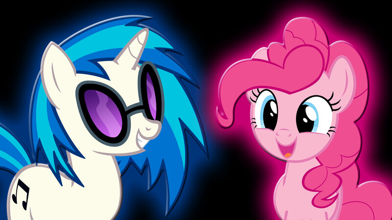 Pinkie Pie and DJ Pon-3