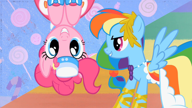 Pinkie Pie and Rainbow Dash