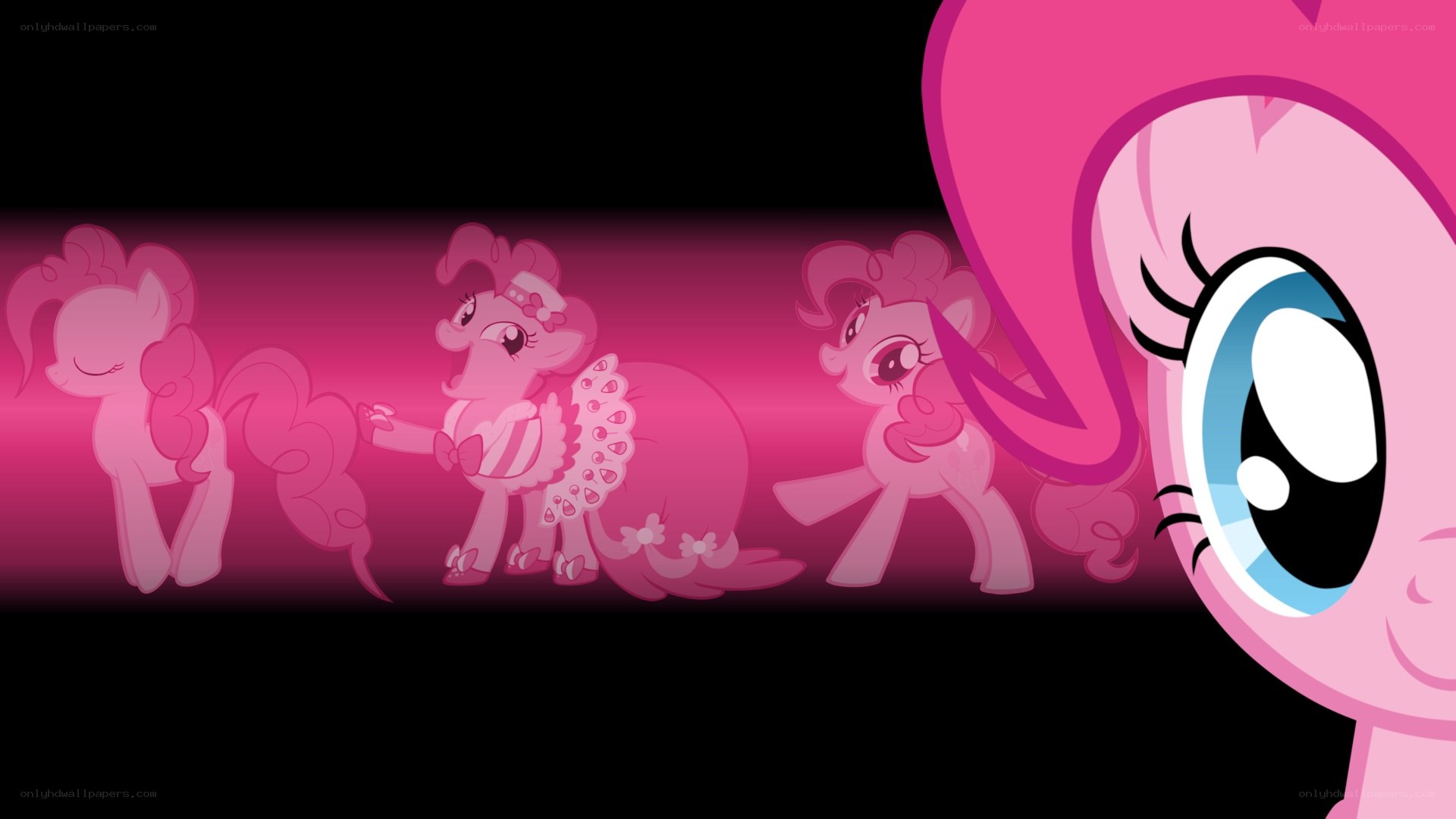 Pinkie Pie character montage
