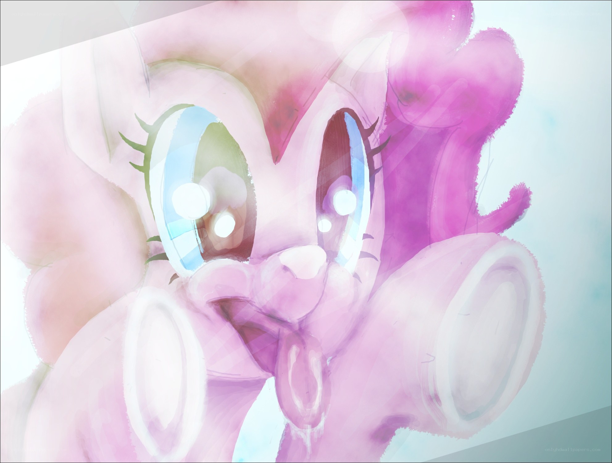 Pinkie Pie close-up art