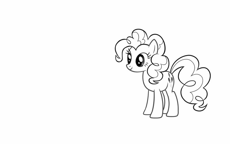 Pinkie Pie coloring page