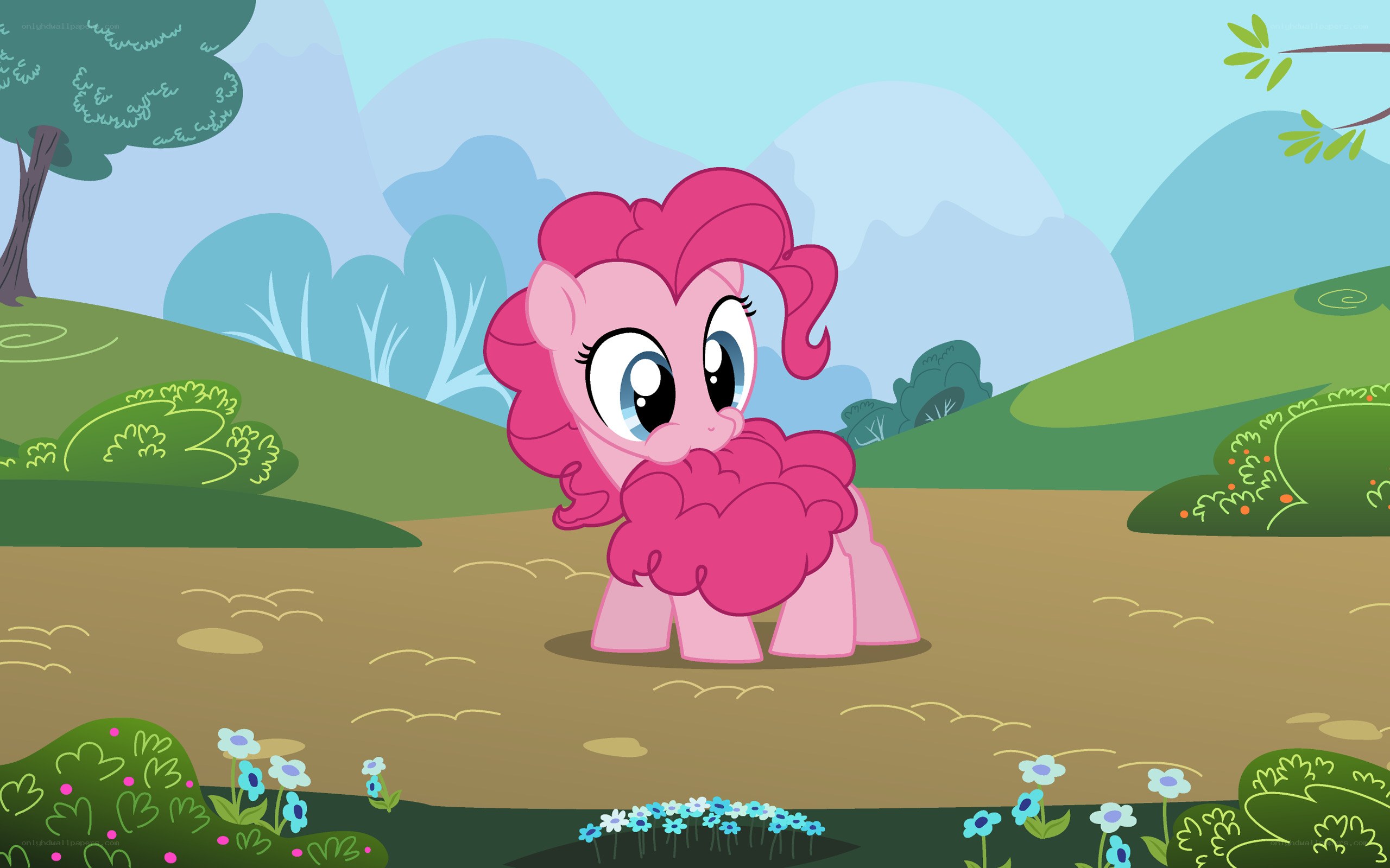 Pinkie Pie in a field