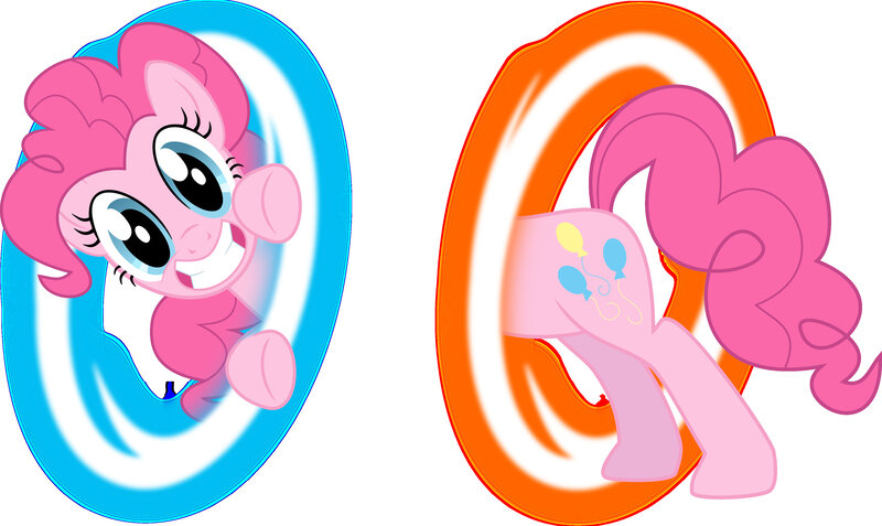 Pinkie Pie in portals