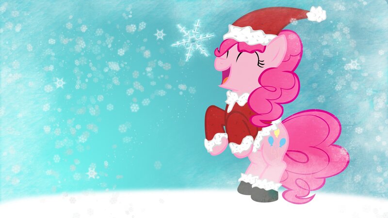 Pinkie Pie in Santa outfit