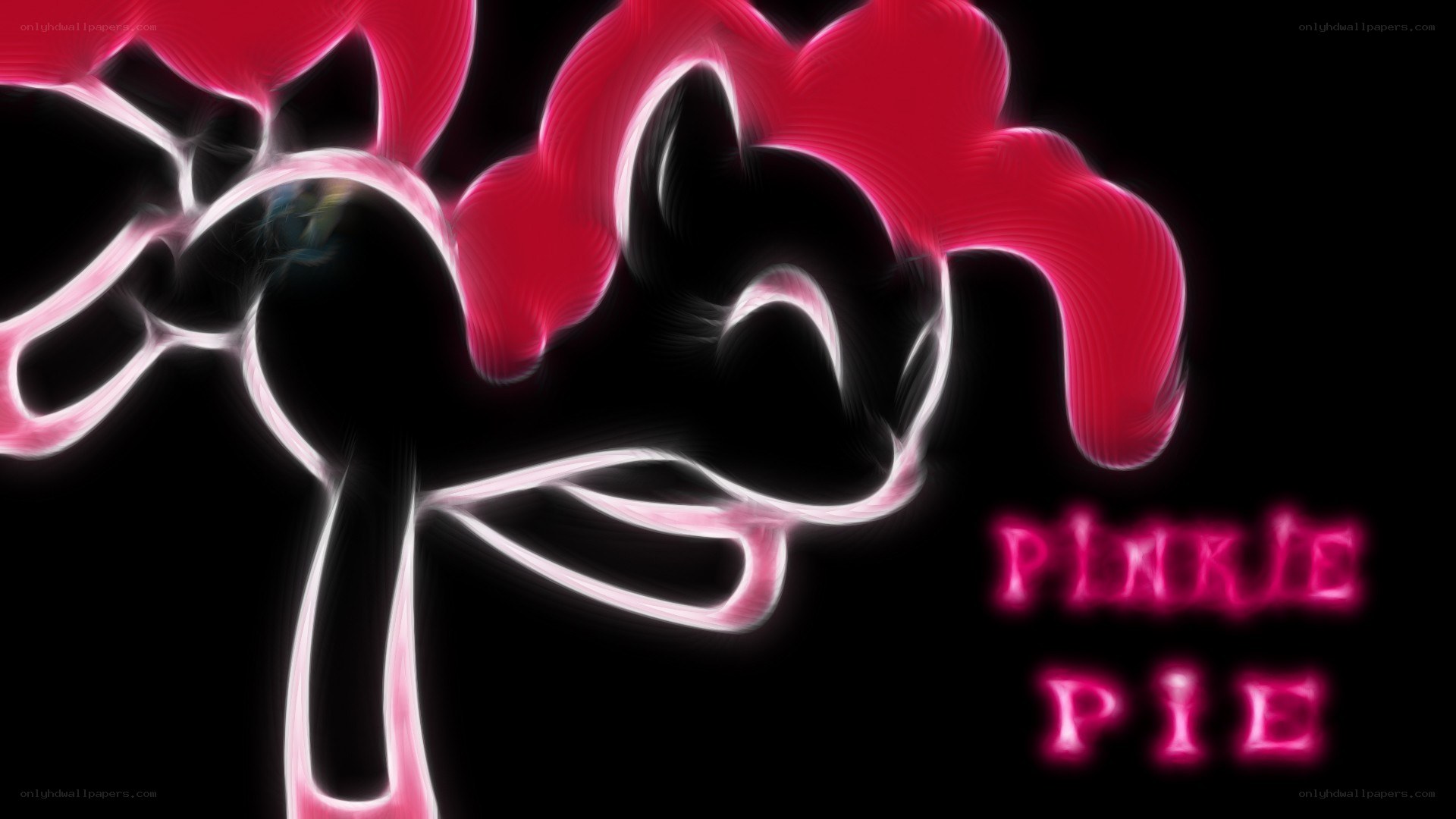 Pinkie Pie neon art