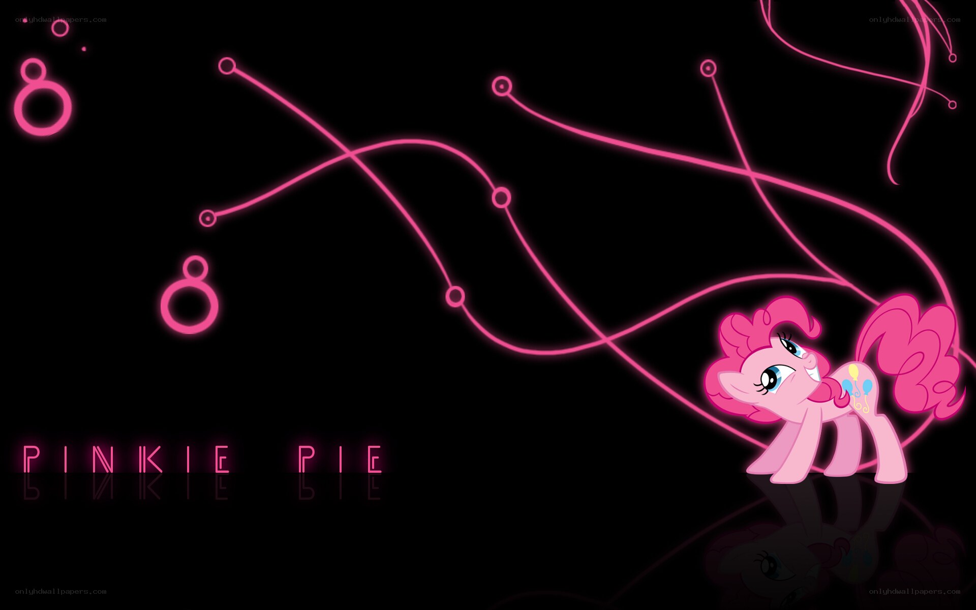 Pinkie Pie neon art
