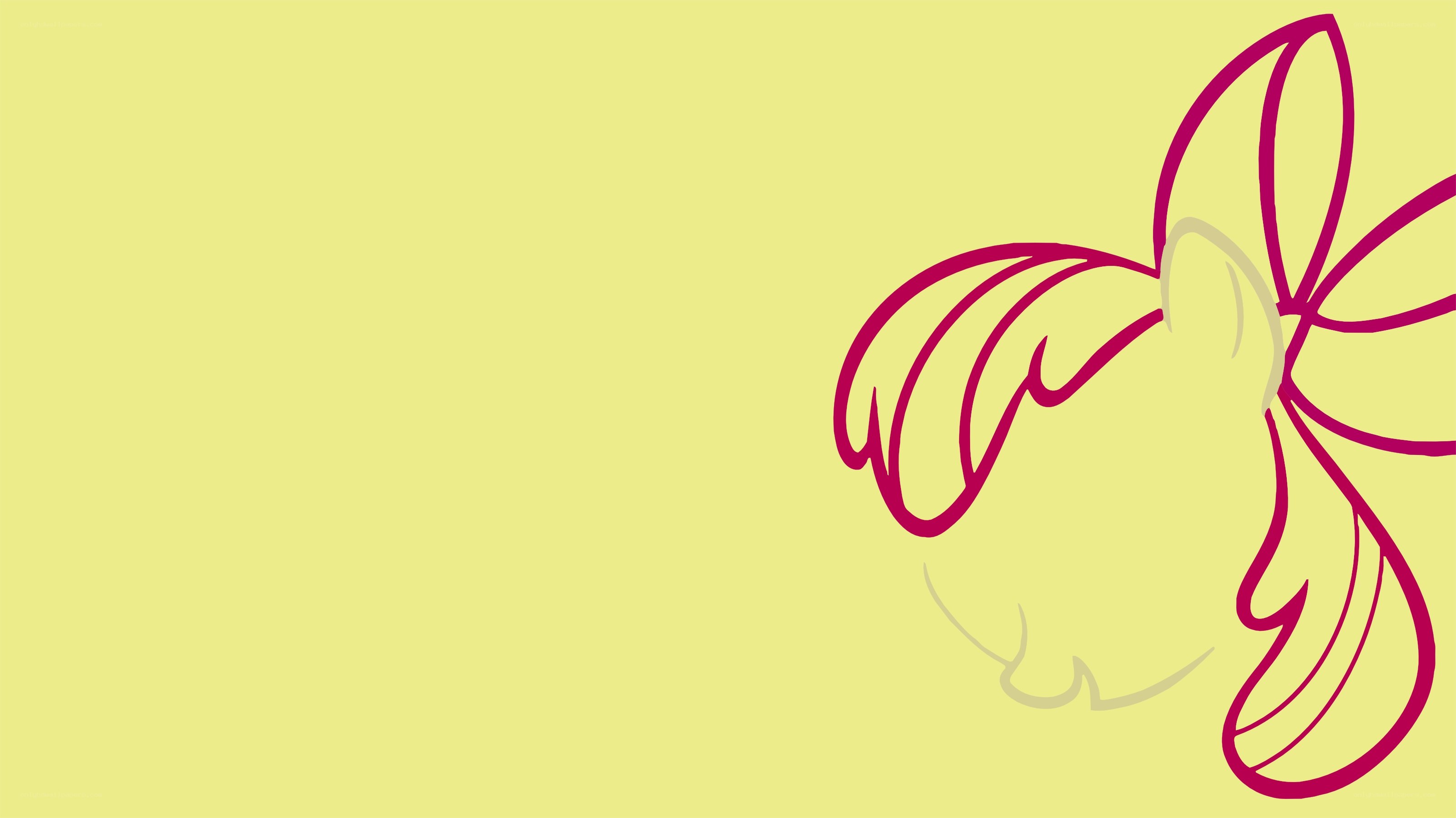 Pinkie Pie's silhouette