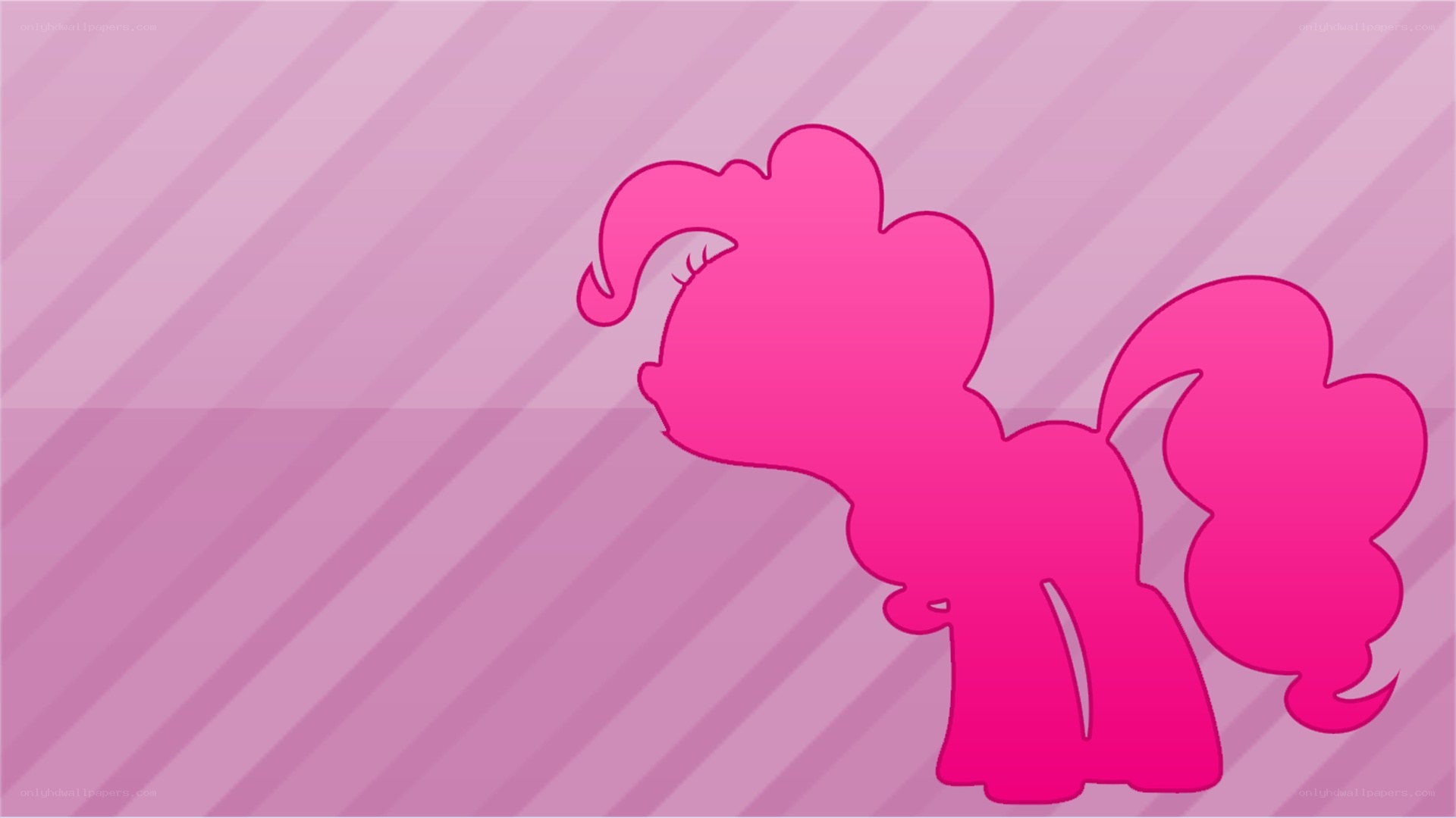 Pinkie Pie silhouette