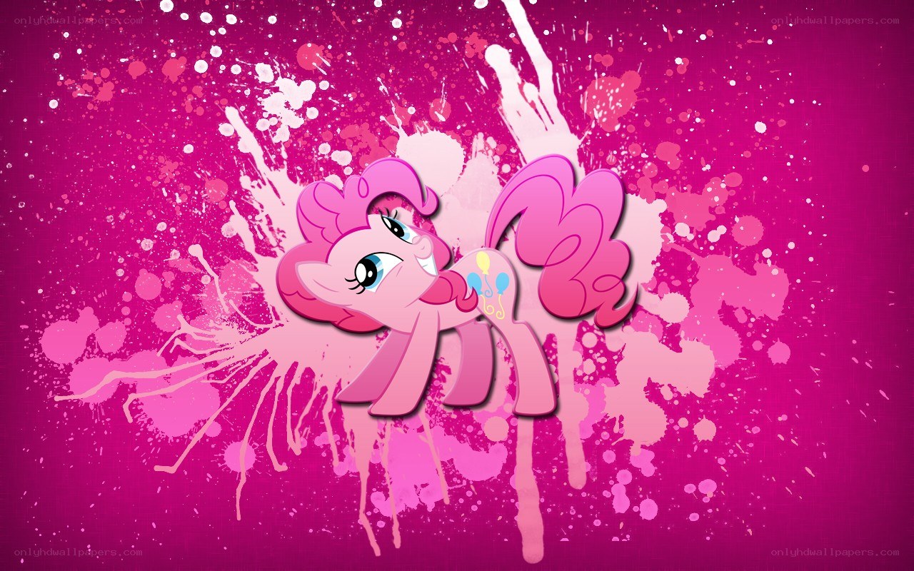 Pinkie Pie splatter art