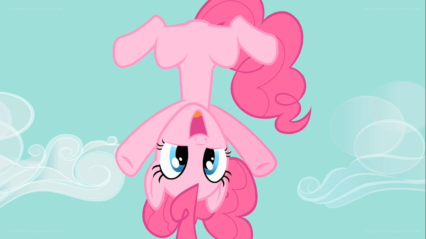 Pinkie Pie upside down