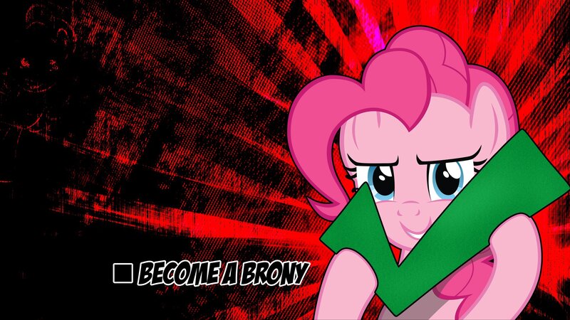 Pinkie Pie with a checkmark