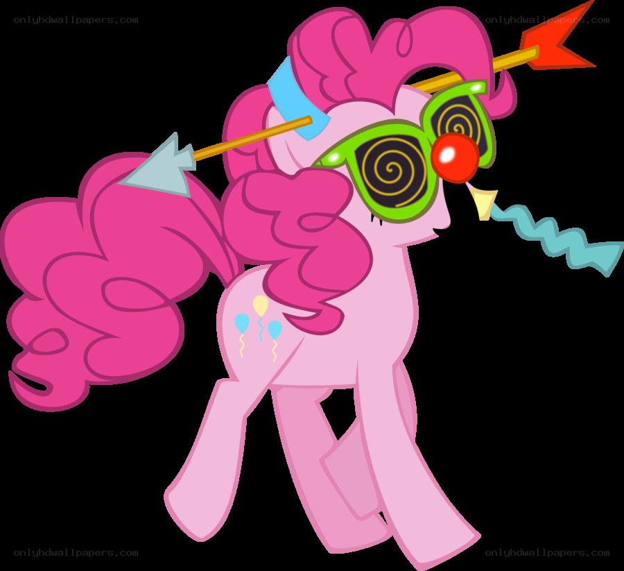 Pinkie Pie with arrow through head