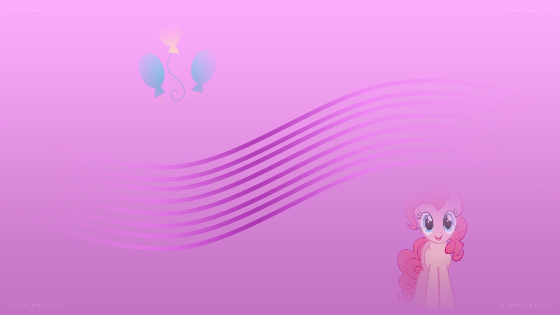 Pinkie Pie with balloons