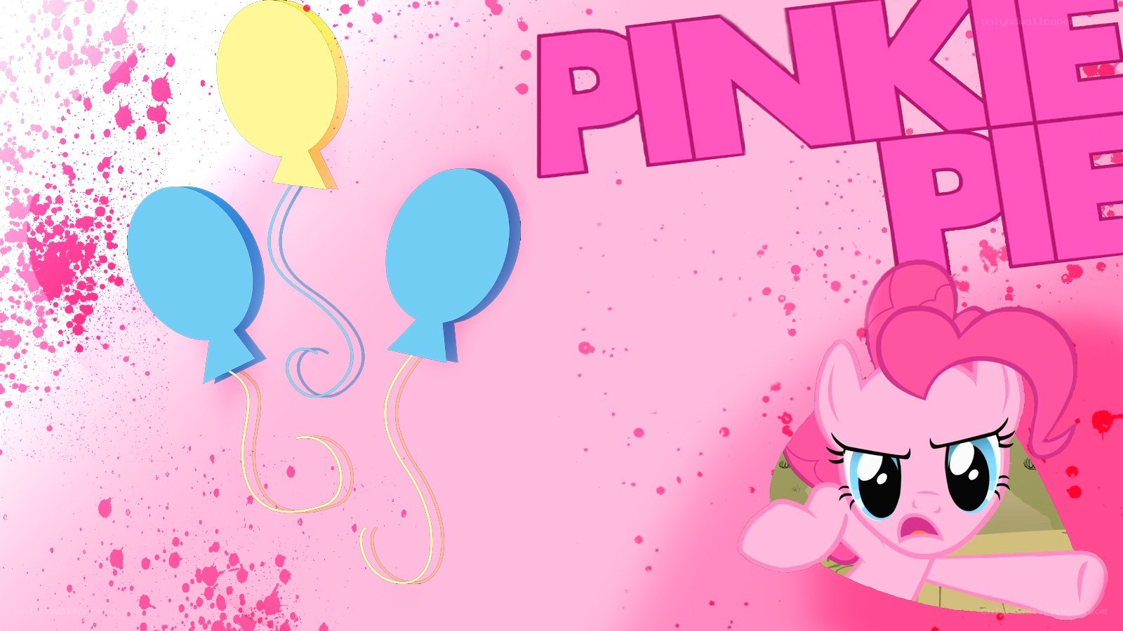 Pinkie Pie with balloons