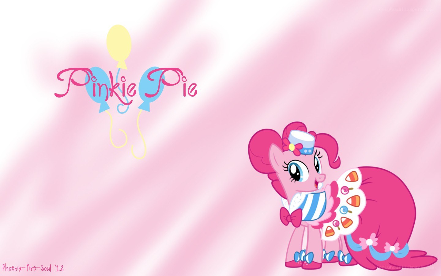 Pinkie Pie with balloons