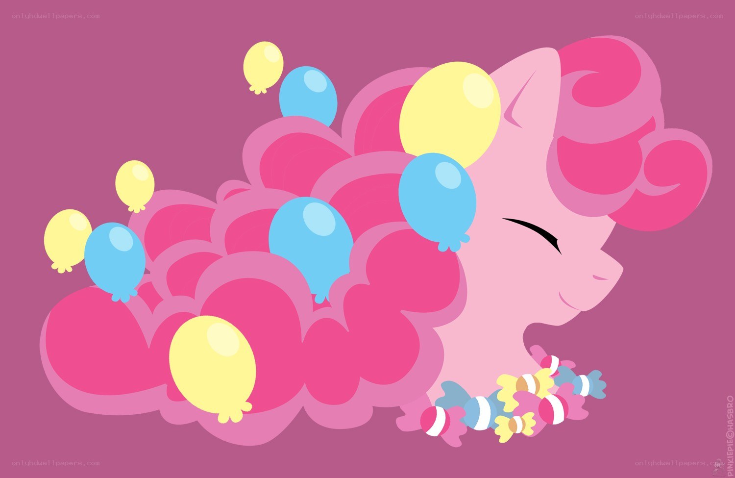 Pinkie Pie with balloons