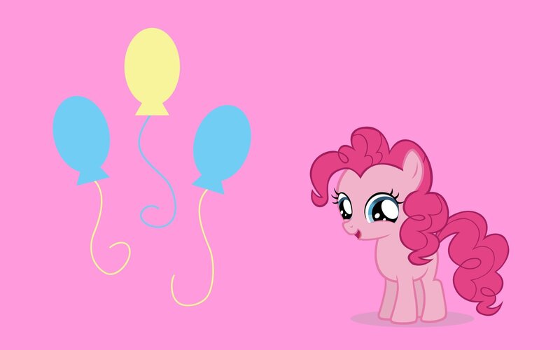 Pinkie Pie with balloons