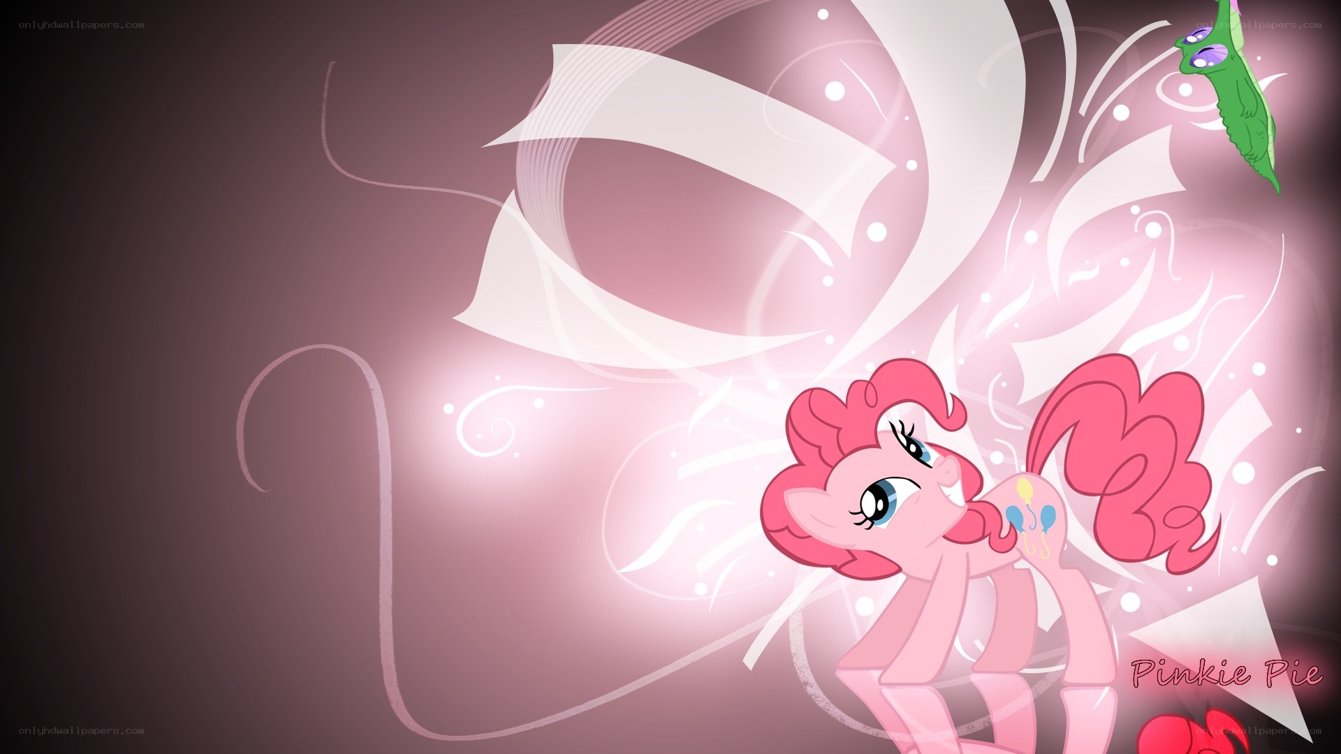 Pinkie Pie with confetti