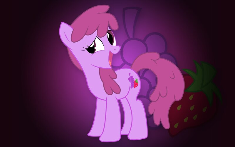 Pinkie Pie with fruit