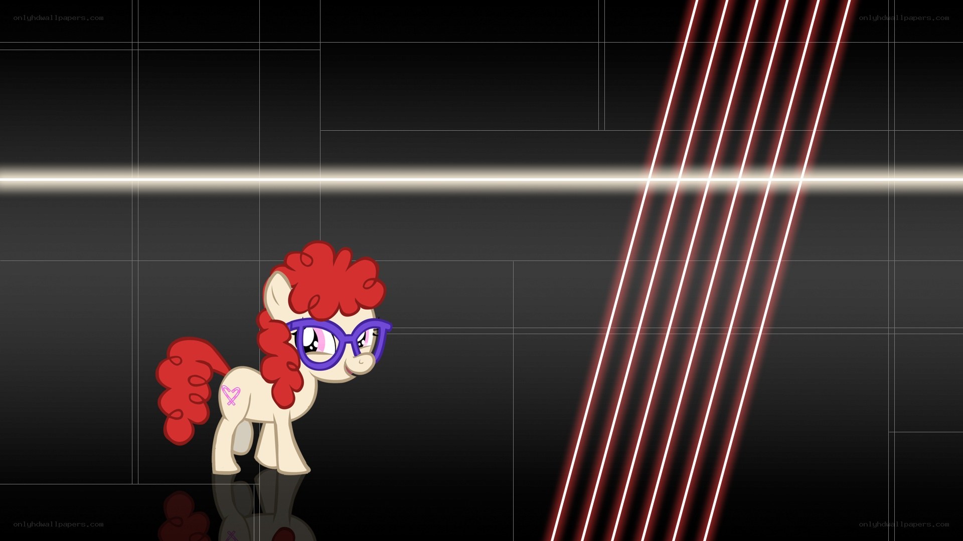 Pinkie Pie with glasses