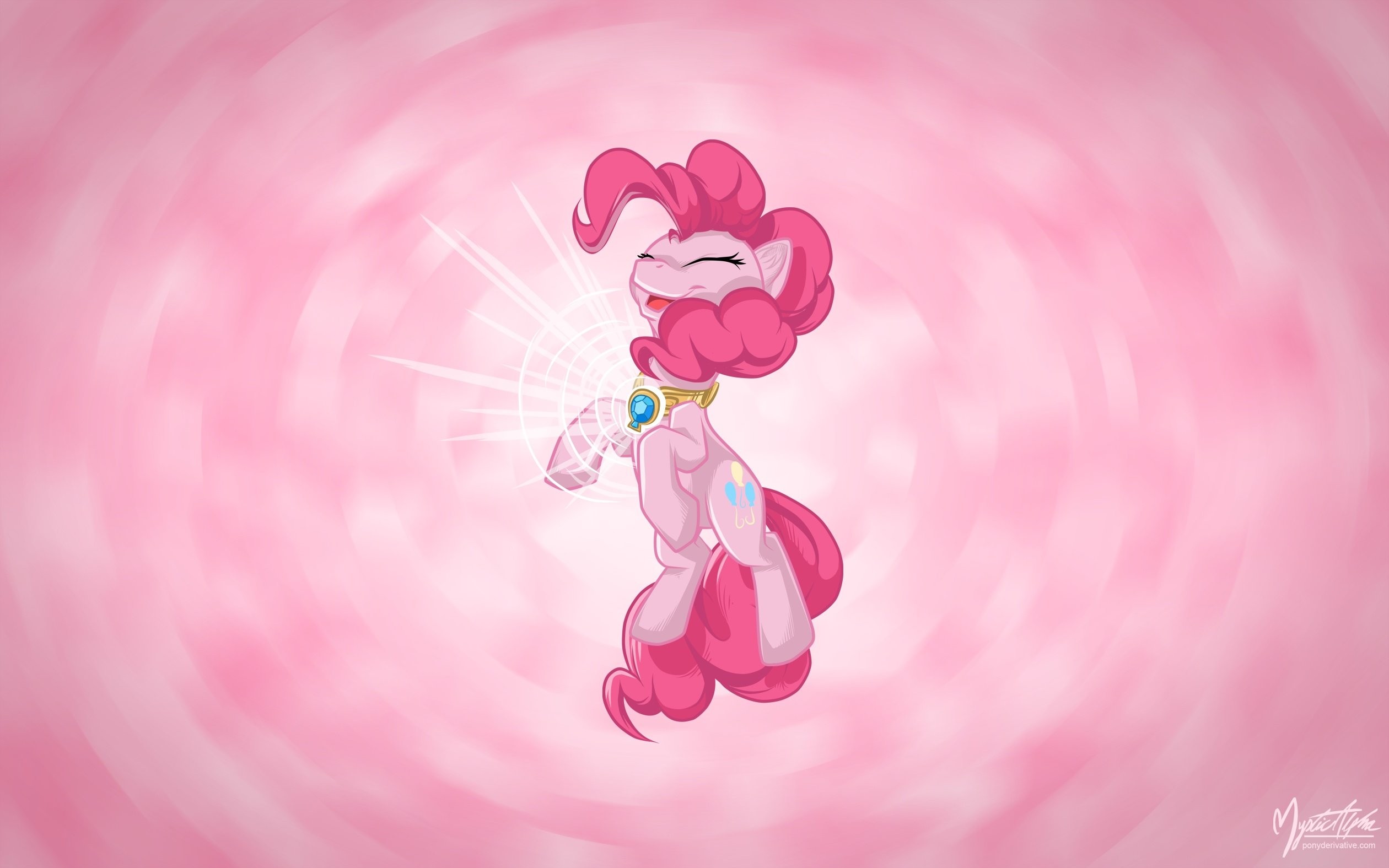 Pinkie Pie with magic
