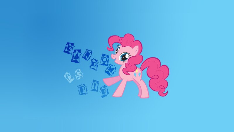 Pinkie Pie with random pie text