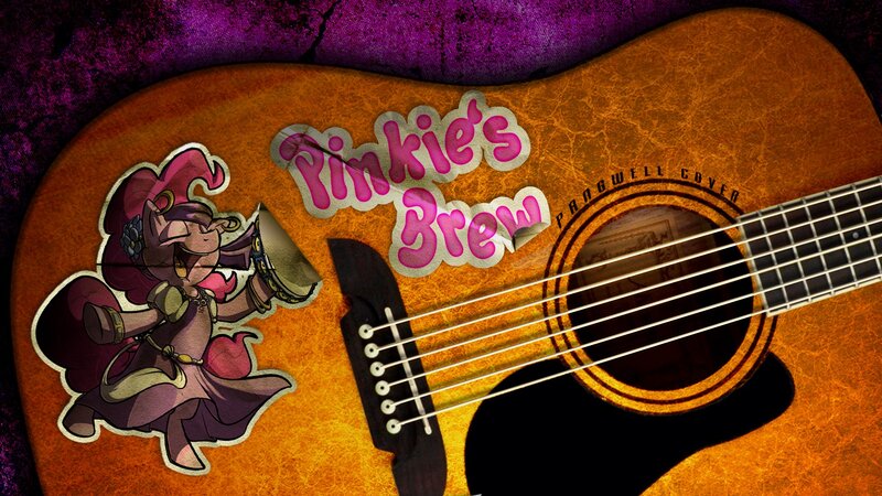 Pinkie's Brew guitar art