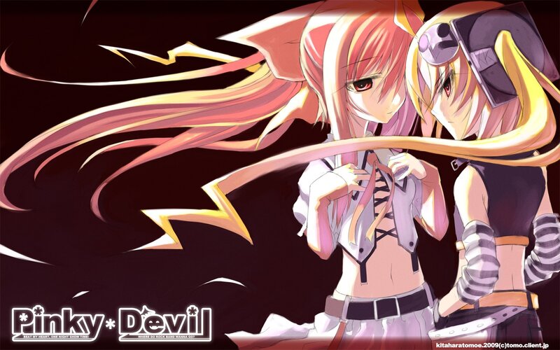 Pinky and Devil characters