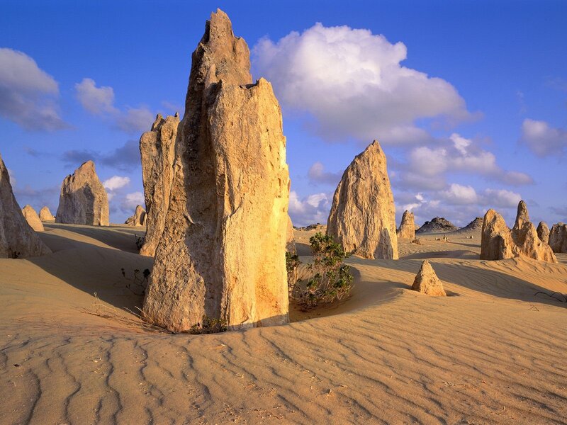 Pinnacles Desert Formation — Blue, Dramatic