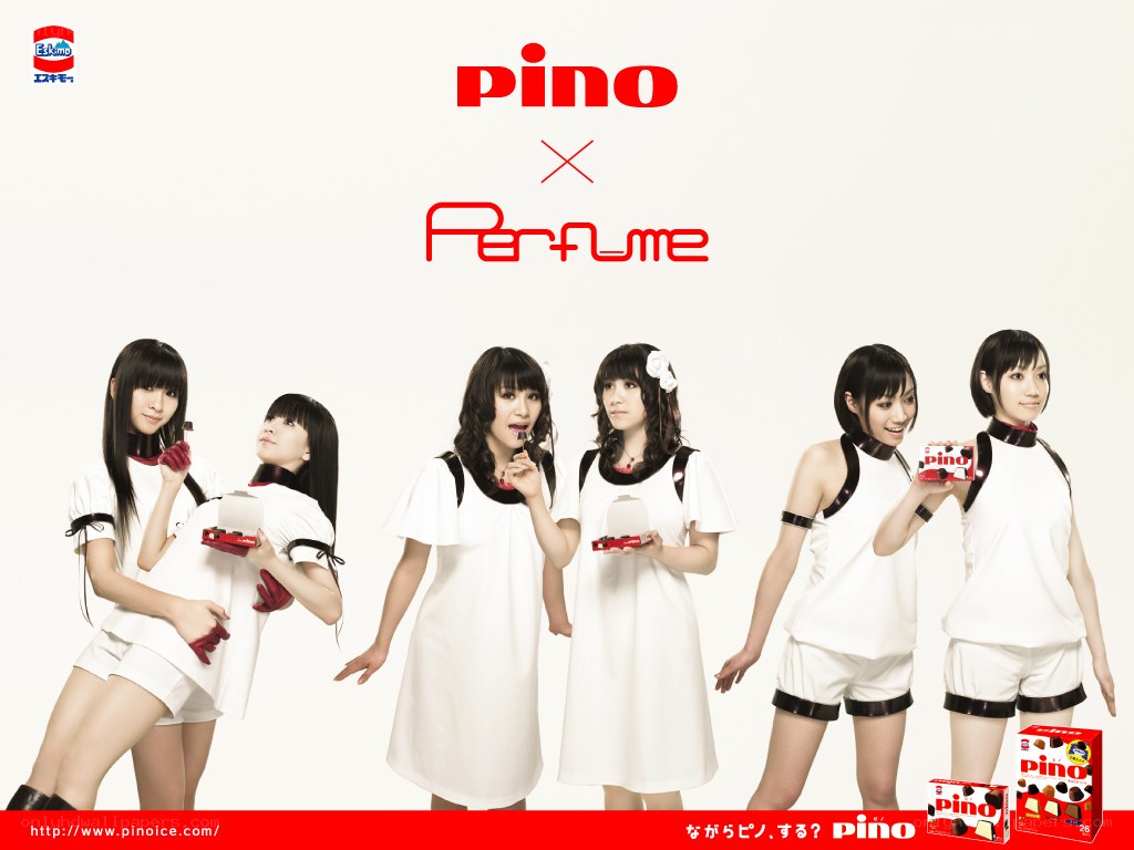 Pino x Perfume advertisement