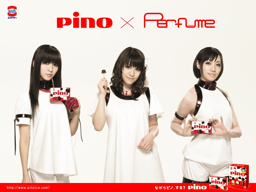 Pino x Perfume advertisement