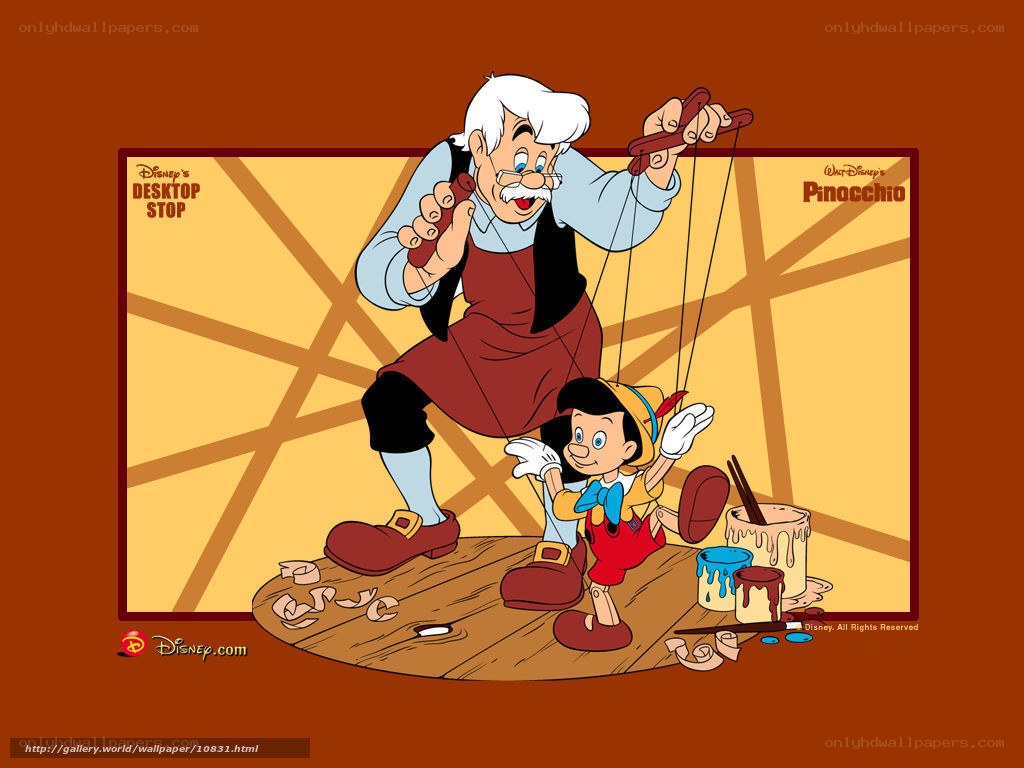 Pinocchio and Geppetto