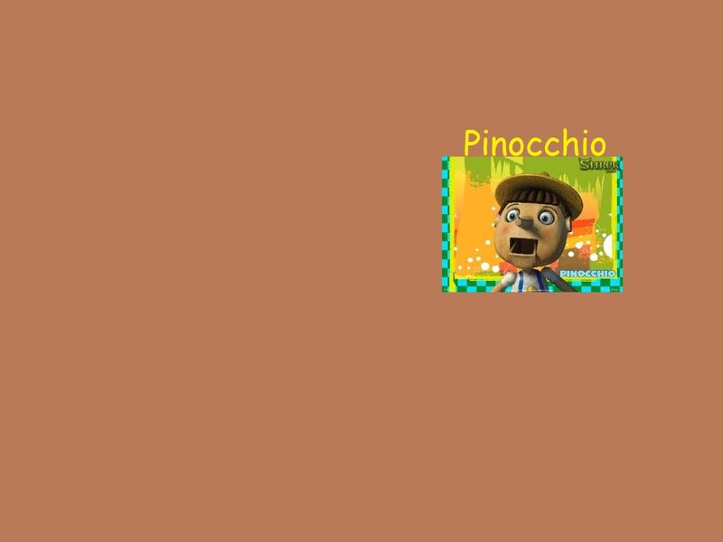 Pinocchio Character