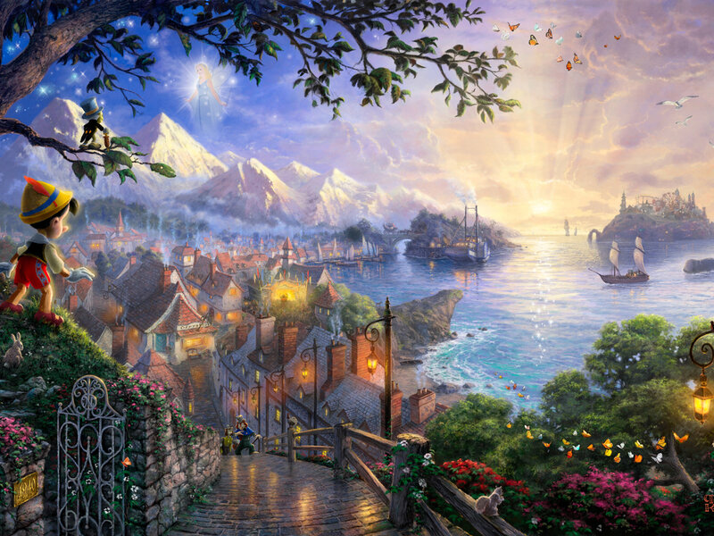 Pinocchio in Coastal Town