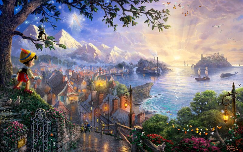 Pinocchio in Village