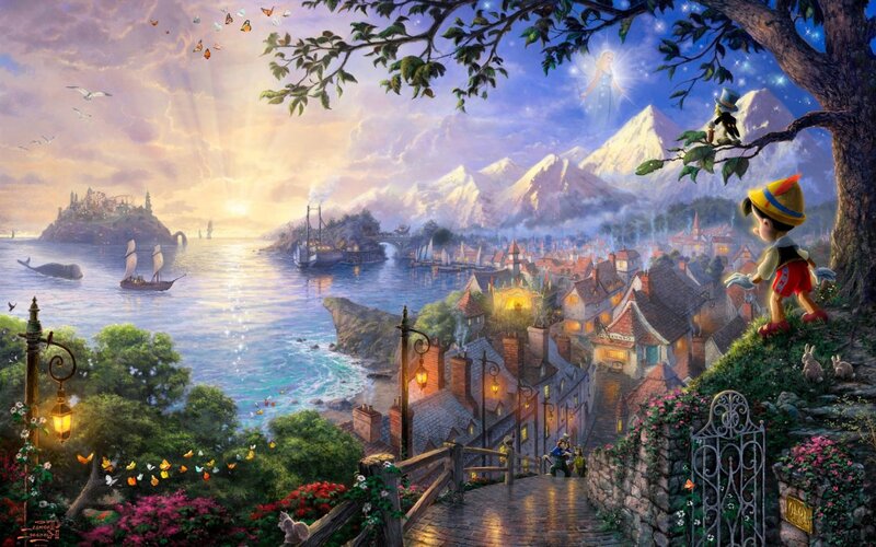 Pinocchio's coastal village