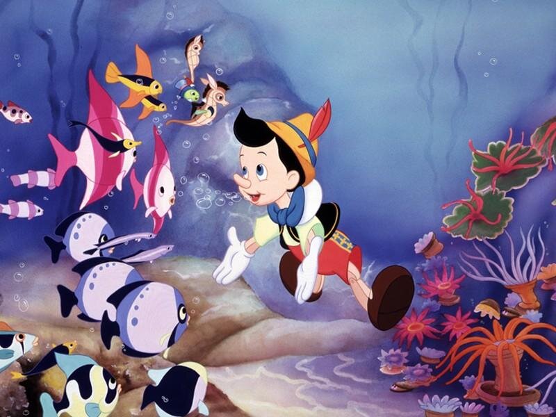 Pinocchio Underwater