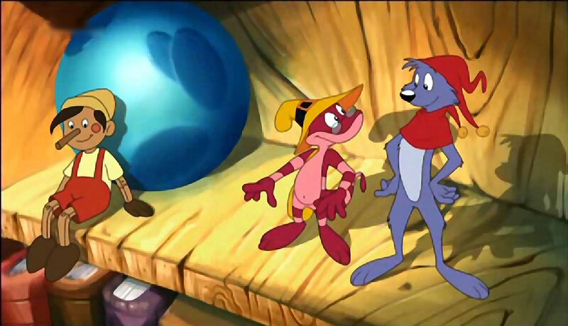 Pinocchio with Two Animals