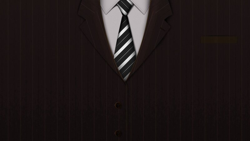 Pinstripe Suit Jacket