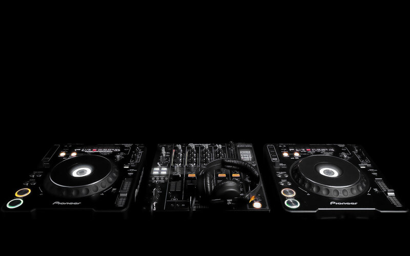 Pioneer DJ equipment setup